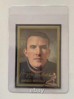 Autographed Angelo Bertelli (Notre Dame) 1991 HEISMAN Collection with C. O. A