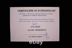 Autographed Hand Signed ALANIS MORISSETTE Photo 8 x 10