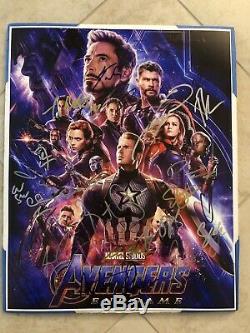 Avengers Endgame Cast Signed Original Print! 16x20 Hand-Signed Autograph