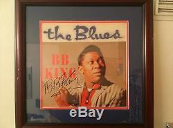 B. B. King Autographed Framed LP Hand Signed Record Album By BB King B B King