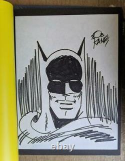 BATMAN And Me Signed HC Bob Kane Hand Drawn/Autographed Sketch #817/1000! D