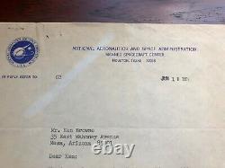 BILL ANDERS Beckett BAS Hand Signed Autograph NASA LETTER Apollo 8 William