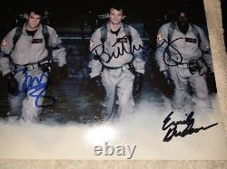 BILL MURRAY, DAN AKROYD, ERNIE HUDSON Hand-Autographed GHOSTBUSTERS Photo withCOA