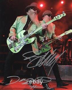BILLY GIBBONS DUSTY HILL ZZ TOP ORIGINAL AUTOGRAPHS HAND SIGNED 8 x 10 With COA