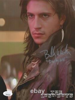 BILLY WIRTH Hand Signed THE LOST BOYS 8x10 Photo DWAYNE Autograph JSA COA CERT