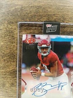 BRYCE YOUNG 2021 Bowman Next 64/99 3A Heisman ALABAMA Auto Autograph In Hand