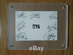 BTS 2014 SBS Ingikayo Q Card Autographed Hand Signed
