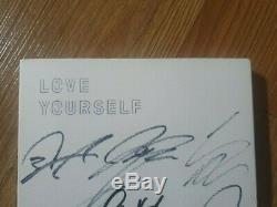 BTS BANGTAN BOYS Love Yourself HER Album Autographed Hand Signed