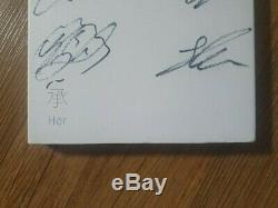 BTS BANGTAN BOYS Love Yourself HER Album Autographed Hand Signed