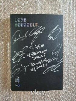 BTS BANGTAN BOYS Love Yourself Tears Album Autographed Hand Signed