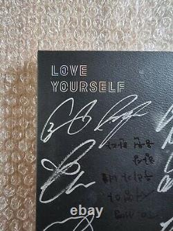BTS BANGTAN BOYS Love Yourself Tears Album Autographed Hand Signed