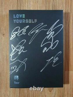 BTS BANGTAN BOYS Love Yourself Tears Album Promo Autographed Hand Signed