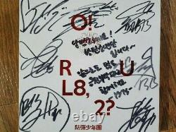 BTS BANGTAN BOYS O RUL8 2 1st Mini Album Promo Autographed Hand Signed