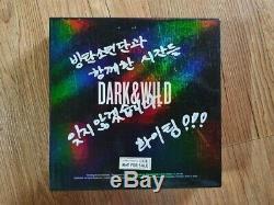 BTS BANGTAN BOYS Promo Dark And Wild Album Autographed Hand Signed Type B