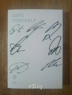 BTS BANGTAN BOYS Promo Love Yourself HER Album Autographed Hand Signed