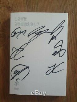 BTS BANGTAN BOYS Promo Love Yourself HER Album Autographed Hand Signed Type B