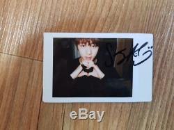 BTS BANGTAN Boys Undisclosed Real Polaroid Autographed Hand Signed JIN