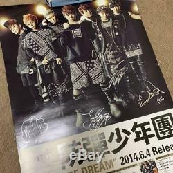 BTS HAND SIGNED NO MORE DREAM Poster Photo Card Autograph ARMY Limited 20 2014