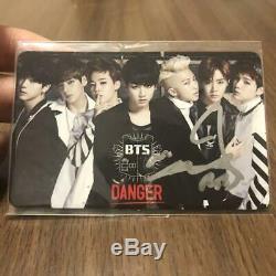 BTS JIMIN HAND SIGNED Danger Official Pony Canyon Music Photo Card Autograph