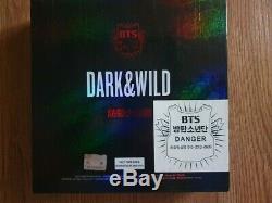 BTS Promo Dark & Wild Danger Album Autographed Hand Signed Type A