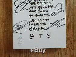 BTS Promo Love Yourself HER Album Autographed Hand Signed Type A Message