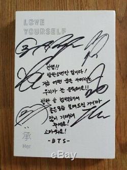 BTS Promo Love Yourself HER Album Autographed Hand Signed Type B Message