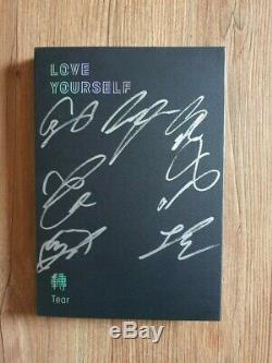 BTS Promo Love Yourself Tear Album Autographed Hand Signed Type B