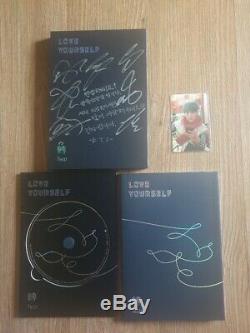 BTS Promo Love Yourself Tear Album Autographed Hand Signed Type B Message