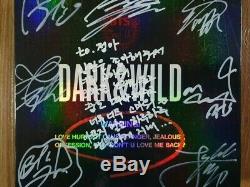 BTS Promo Promo Dark & Wild Danger Album Autographed Hand Signed Type Message B
