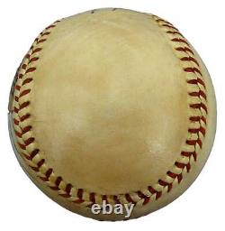 Babe Ruth HOF Yankees Autographed/Signed Hand-Painted Baseball JSA & PSA 145320