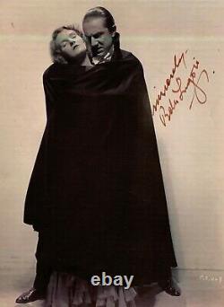 Bela Lugosi Rare Dracula ORIGINAL Hand Signed Photo Full COA AFTAL Approved