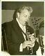 Big Band Clarinetist Dick Johnson Hand Signed 8x10 B&w Photo Jg Autographs Coa