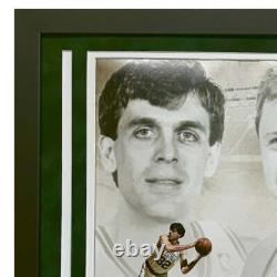 Big Three Larry Bird, Kevin McHale, Robert Parish Hand Signed & Framed Boston Ce