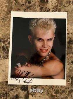 Billy Idol 8 x 10 Hand signed autograph Color Vintage Photo Includes COA