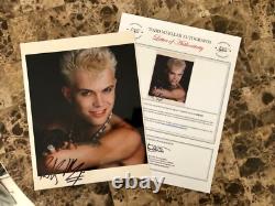 Billy Idol 8 x 10 Hand signed autograph Color Vintage Photo Includes COA