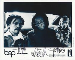 Black Eyed Peas original REAL hand SIGNED 1998 Promo Photo COA Autographed by 3