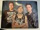 Blink 182 Original Hand Signed Autograph Photo Tom Delonge, Mark Hoppus, Macbeth