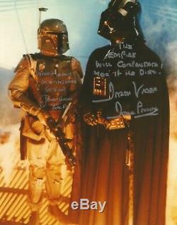 Boba Fett Darth Vader Star Wars Prowse Bulloch hand signed photo long Quotes