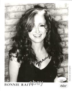 Bonnie Raitt REAL hand SIGNED Original Promo Photo JSA COA Autographed