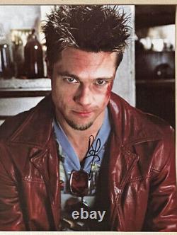 Brad Pitt Fight Club Hand Signed Autographed 8x10 Photo withHologram COA NICE