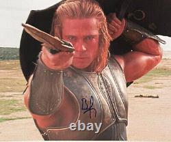 Brad Pitt Troy Authentic Autographed Hand Signed withHologram COA Rare Nice