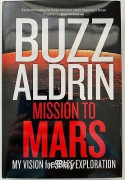 Buzz Aldrin Mission To Mars Hand Signed Autographed Hardback Book Apollo 11 Nasa