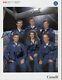 Canadian Astronauts Hand Signed 8x11 Photo+coa Chris Hadfield+payette+4 More