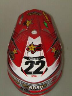 CHAD REED Hand Signed Moto X Helmet + PHOTO PROOF Signed Twice