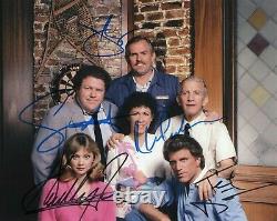 CHEERS TELEVISION SHOW ALL FIVE ORIGINAL AUTOGRAPHS HAND SIGNED 8 x 10 With COA