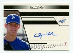 CLAYTON KERSHAW 2006 Tristar Prospects Plus Farm Hands Rookie RC Auto Autograph