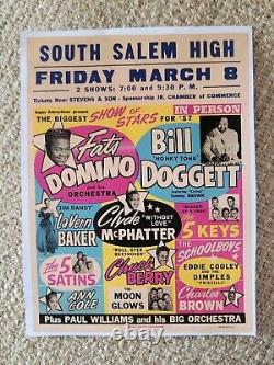 CLYDE MCPHATTER Hand Signed on Vintage Original Tour Promoter Letterhead 1957