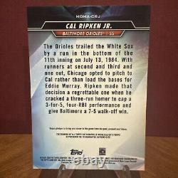 Cal Ripken Jr 2020 Topps Finest Moments AUTO/SP Refractor #23/25 HOF