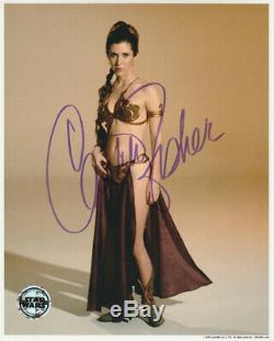 Carrie Fisher Hand Signed Autograph 8x10 Photo COA STAR WARS RETURN OF THE JEDI