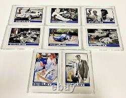 Carroll Shelby GOLD Mustang Cards Hand Signed Signature Auto Set Lot Autograph